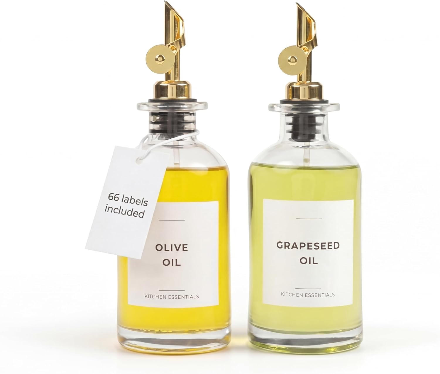 Glass oil dispensers